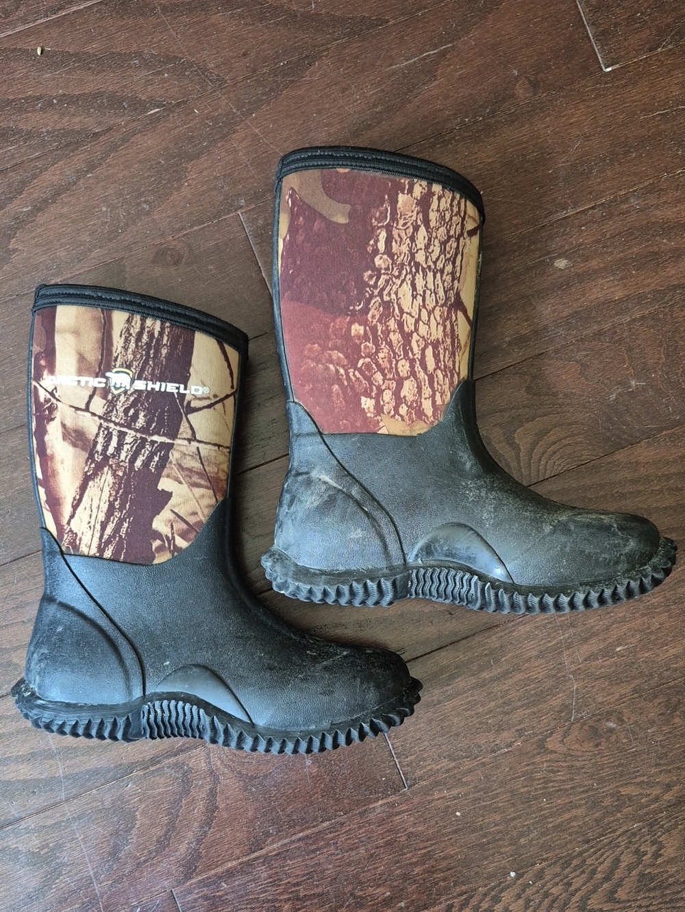 Arctic Shield Waterproof Brown Camo Rain Boots